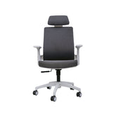 Executive Ergonomic Chair Delta White & Grey HB Proffice furniture